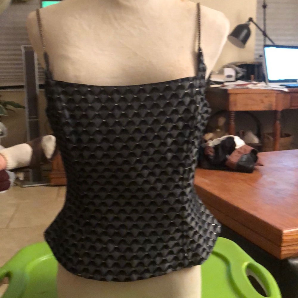 Niki  zippered fitted top size 10